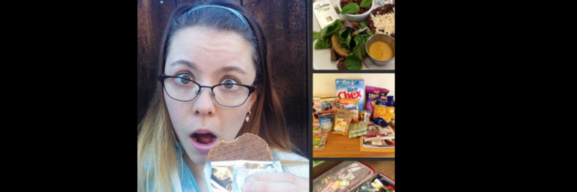 A collage of photos depicting life with celiac disease.