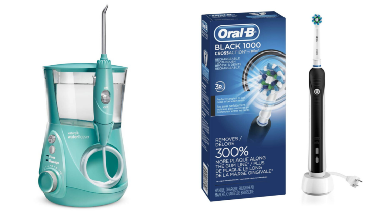 waterpik and electric toothbrush