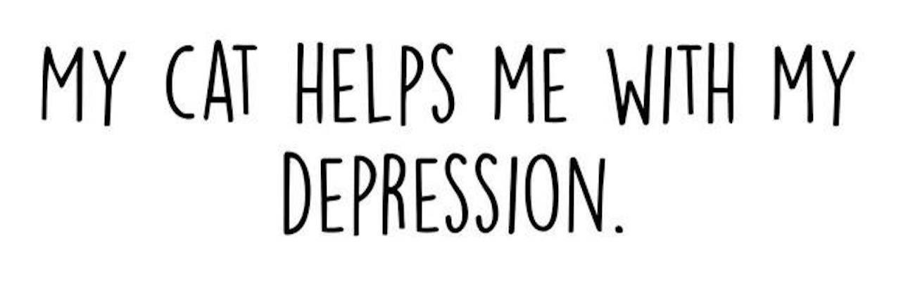 Artist Yash Pandit's Comic Shows How a Cat Helps His Mental Health Yash Pandit's comic, "My cat helps me with my depression"