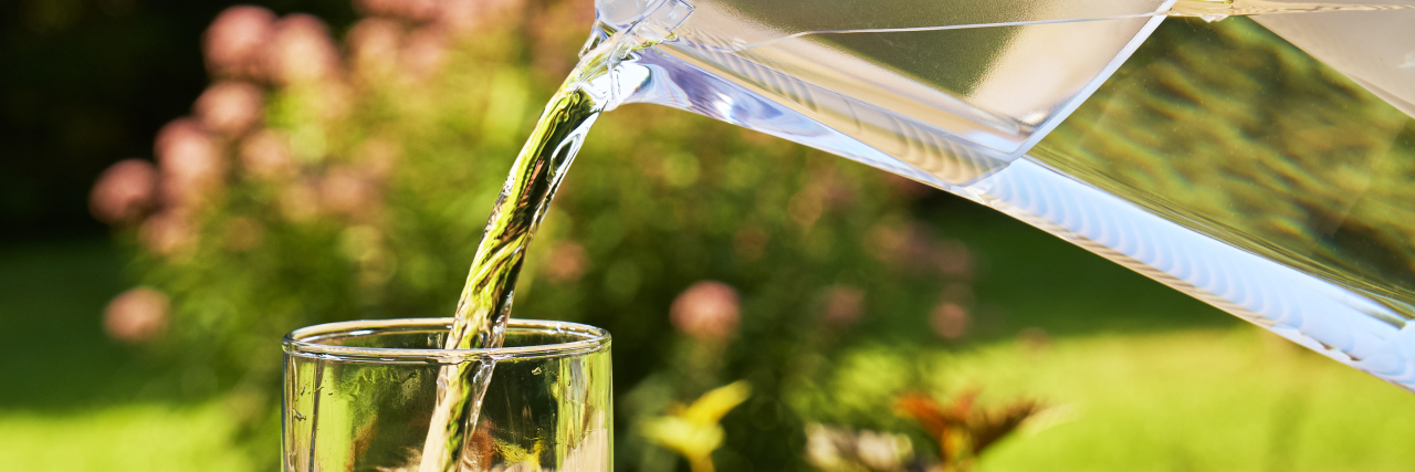 What I Needed to Know When I Lost My Vision in One Eye Pouring water from a jug into a glass.