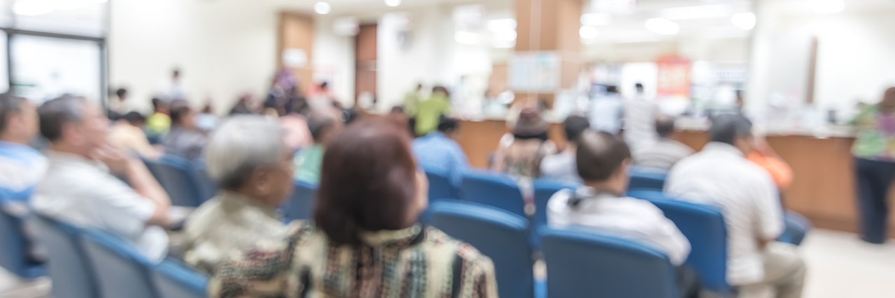 Visiting the Emergency Room When You Have a Chronic Illness Crowded hospital waiting room