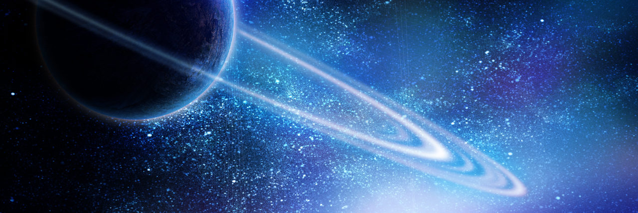 Imagining Disability in the Afterlife Saturn in open space