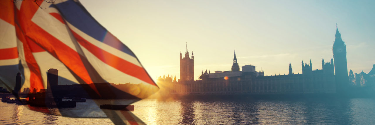 To Disabled People Who Feel Hopeless After the U.K. Election UK flag and Big Ben viewed from across the Thames.