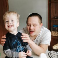 Erin's son and brother.