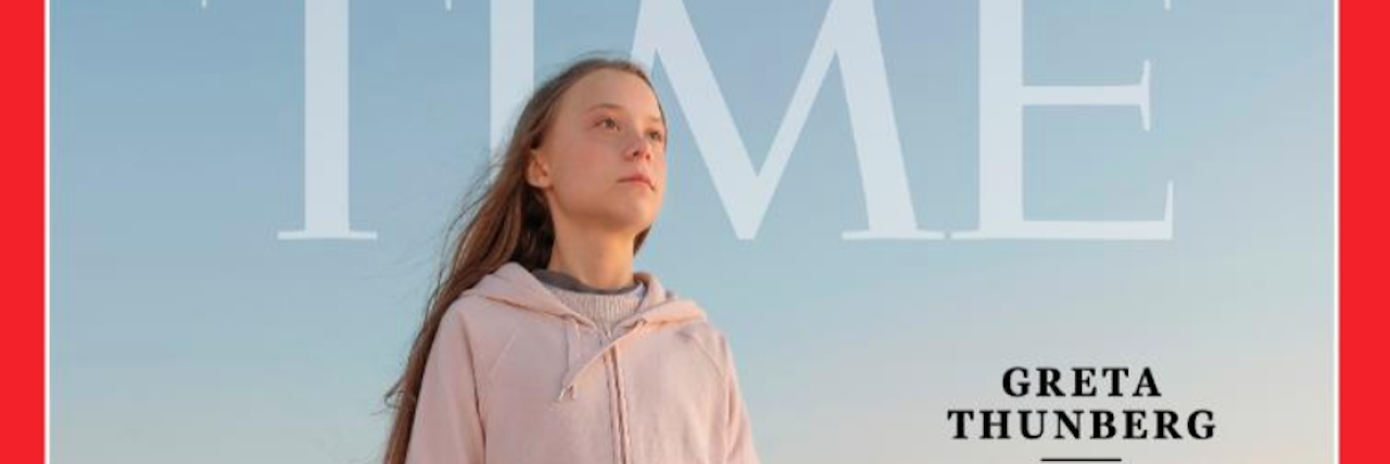 greta thunberg on time's person of the year cover