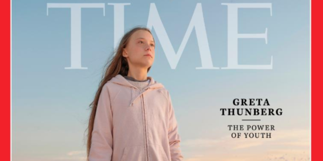 greta thunberg on time's person of the year cover