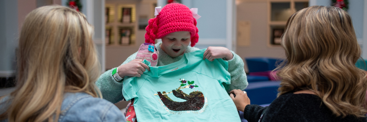 Target Unveils Limited-Edition T-Shirt Designed by Girl With Rare Disease Target Hallie Barnard T Shirt Unveiling 1