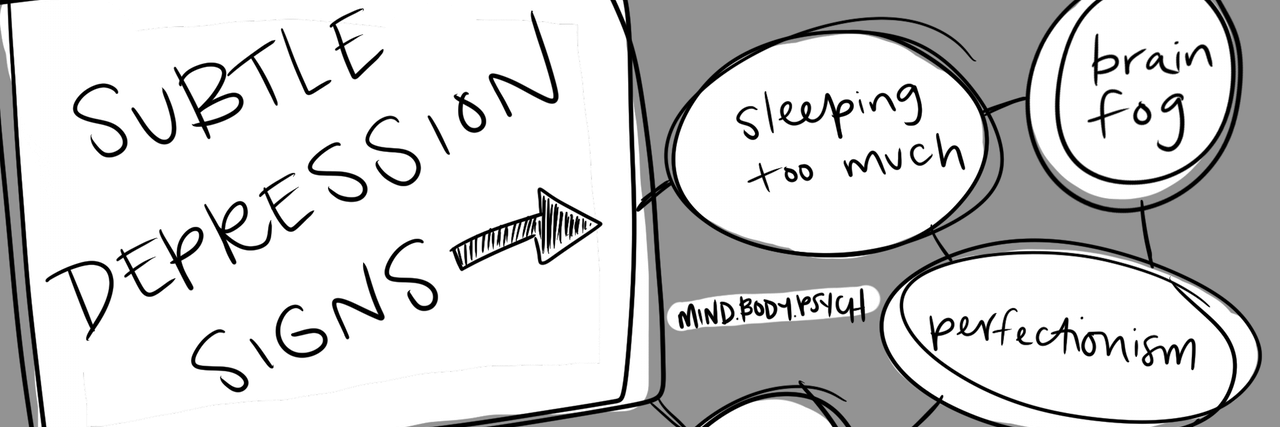 Graphic Shows Subtle Signs of Depression Subtle depression signs graphic