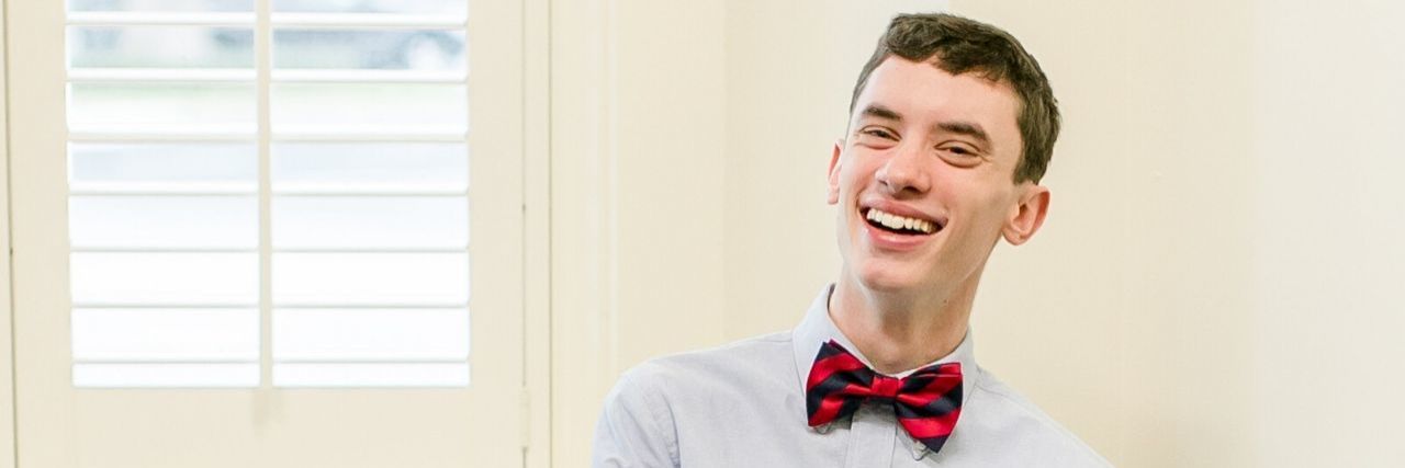 Disabled Entrepreneur Sells Dapper Ties and Bow Ties Will Howell wearing WillPower Bow Tie