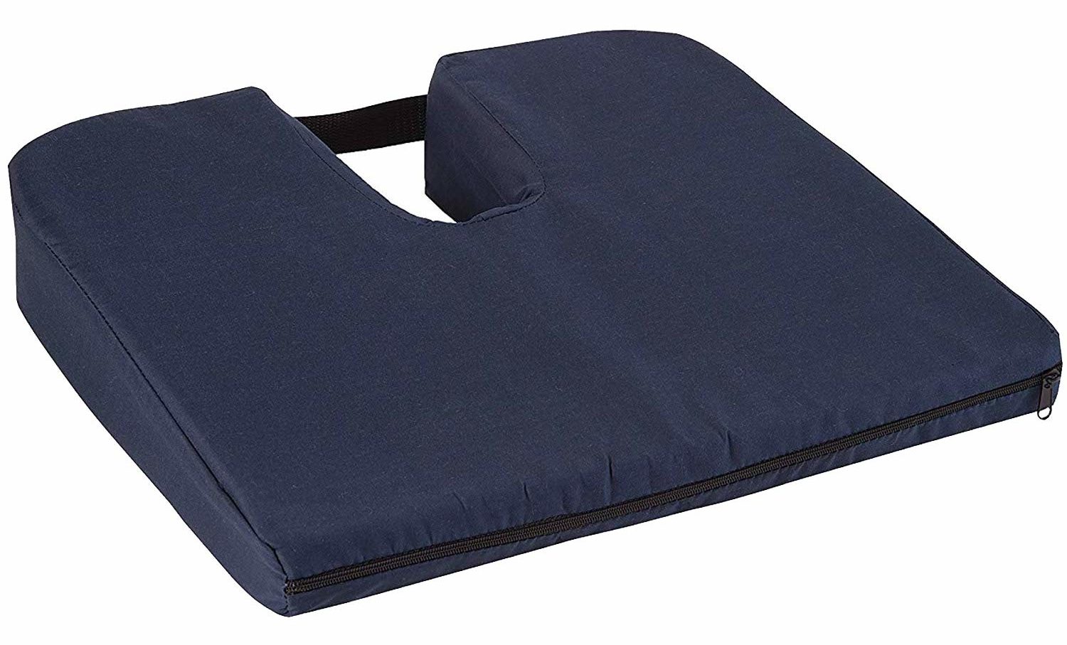 Coccyx cushion for arthritis pain.