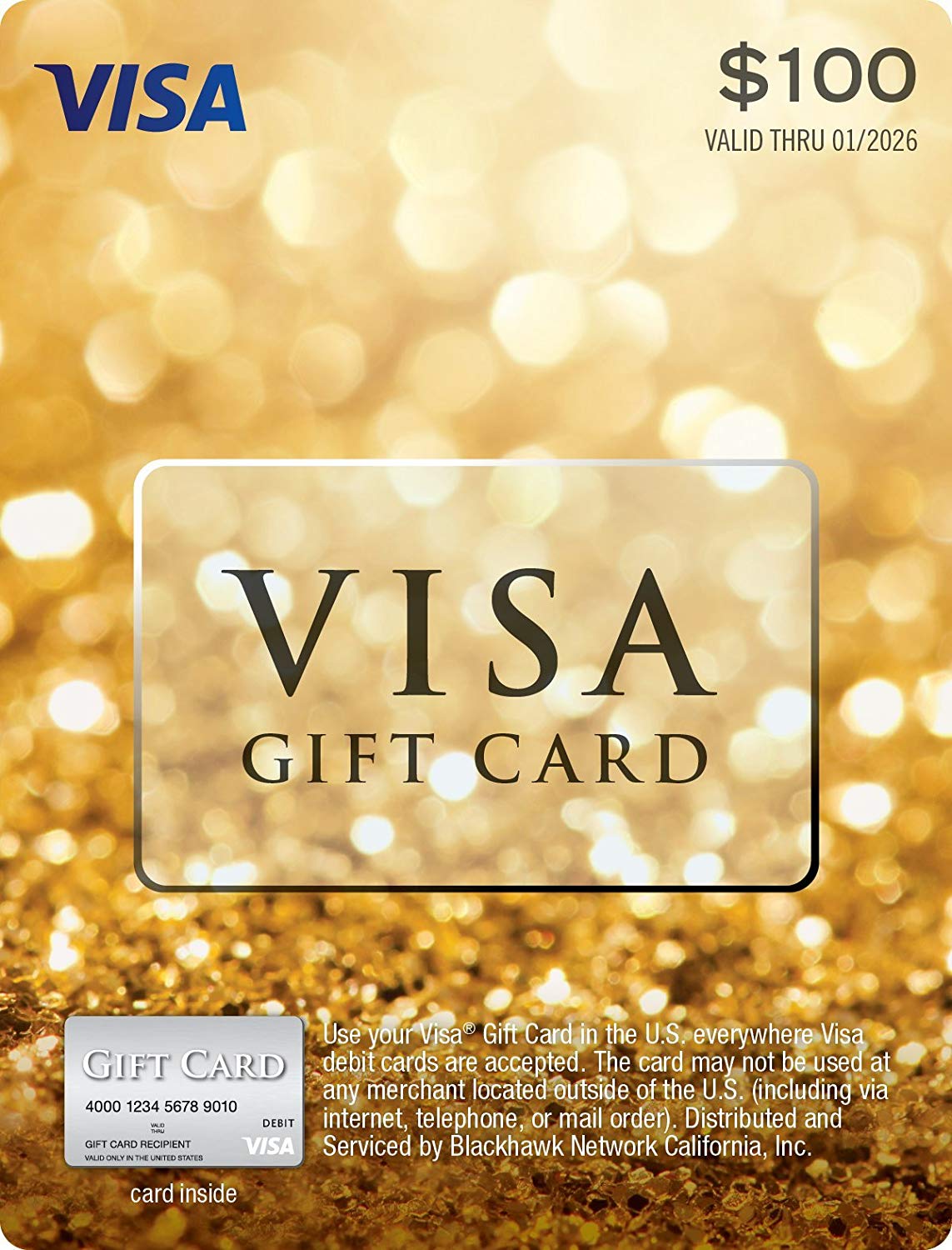 Visa gift card.