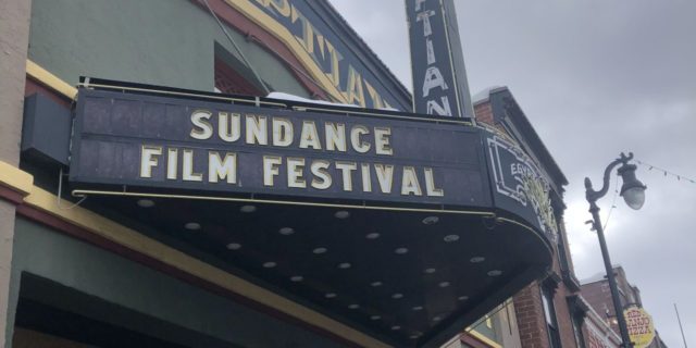 Sundance Film Festival marquee.