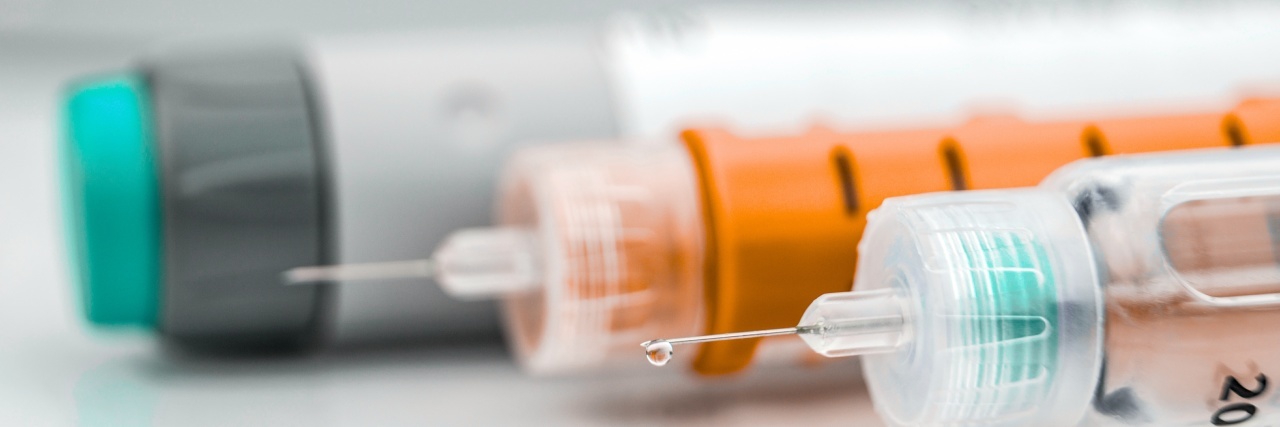 Developing Pain Tolerance With Rheumatoid Arthritis Injection needle or pen.