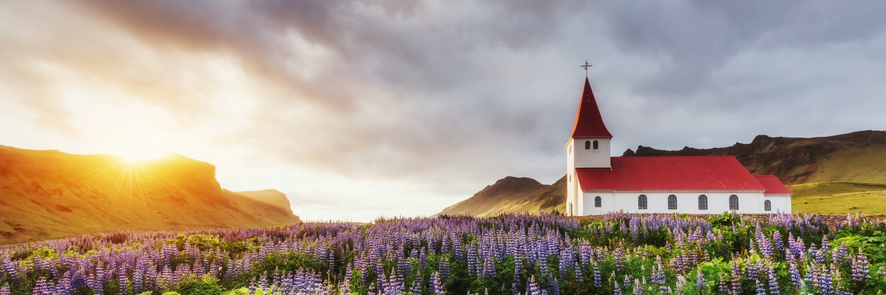 Church in Vik. Iceland.