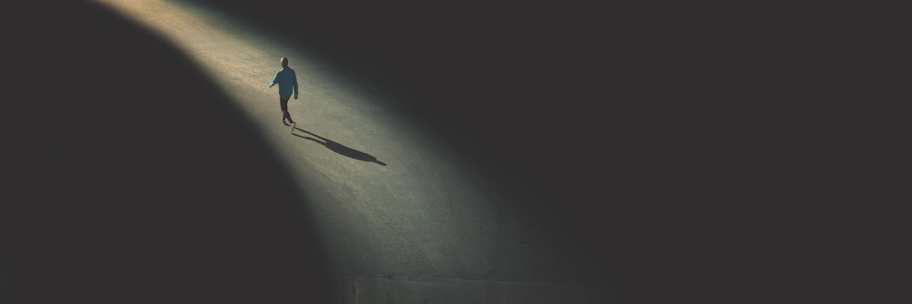 Coming Out of the Closet and Facing Anxiety, Depression and Suicide Man walking in the night