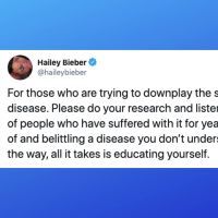 Hailey Baldwin defends Justin Bieber on Twitter