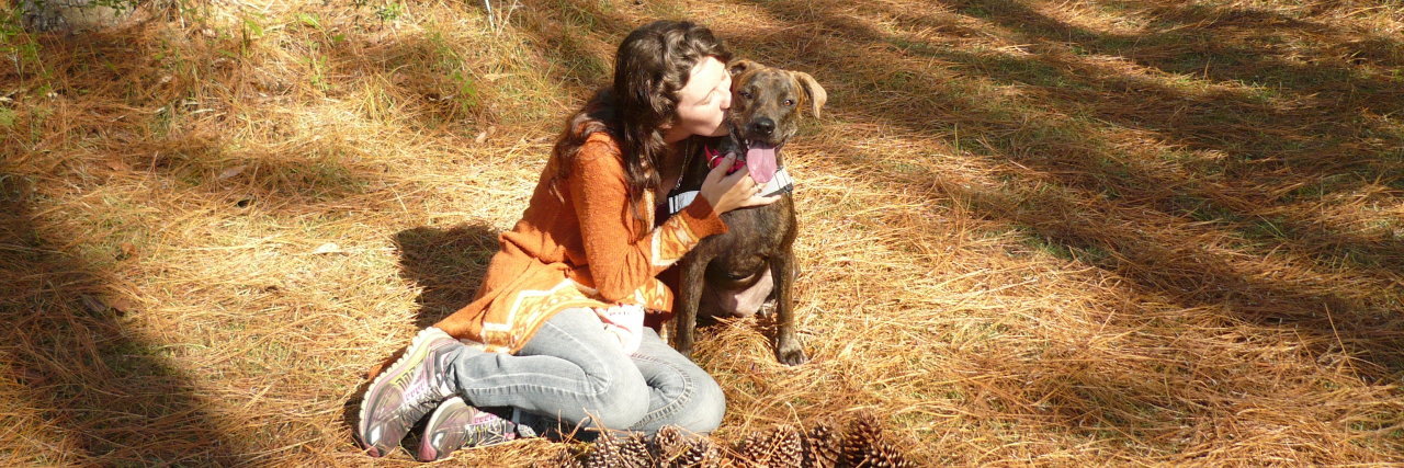 If People Could See My Invisible Illness Ann Marie with her service dog.