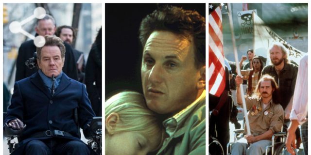 Why Disability Representation in Hollywood Is Not Just About Talent Collage of disabled movie characters played by able-bodied actors.