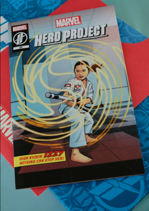 Izzy's comic book from Marvel's Hero Project