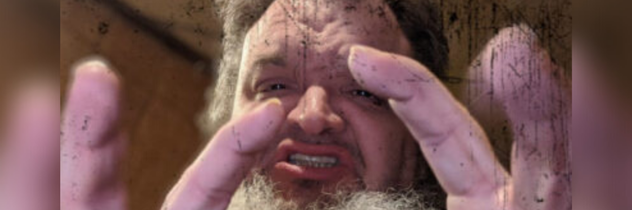 What I Learned to Do to Control My 'Bipolar Rage' photo of author grimacing with his hands out and flexed