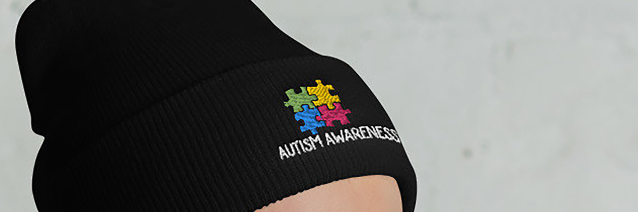 How Wearing My Autism Awareness Hat Changes the Way People Treat Me Autism awareness beanie.