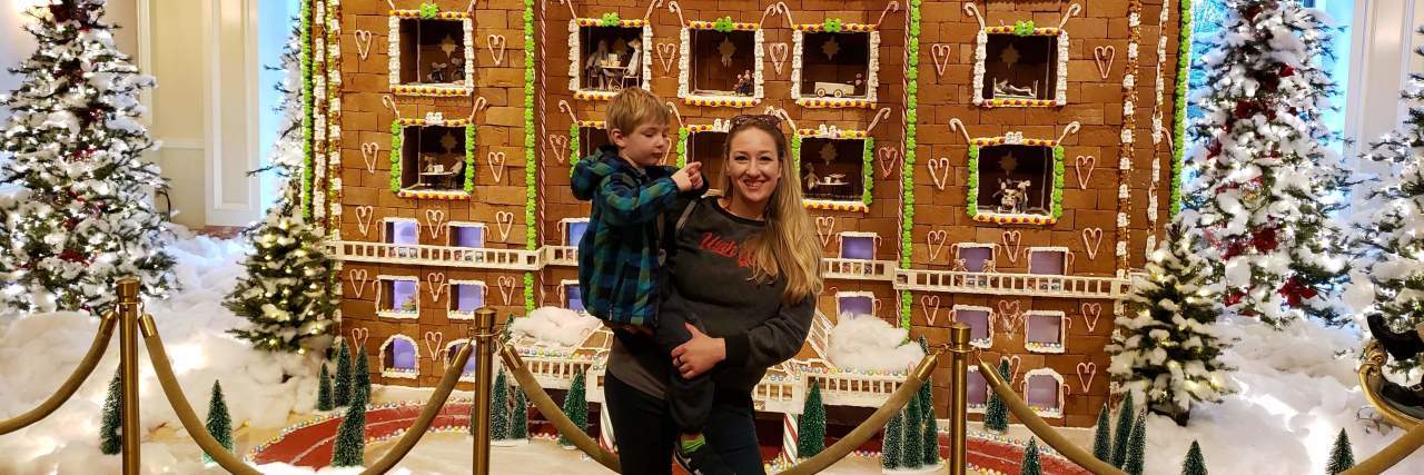 Why Disabled and Abled People Must Fight Ableism Together Shaunna holding her son.