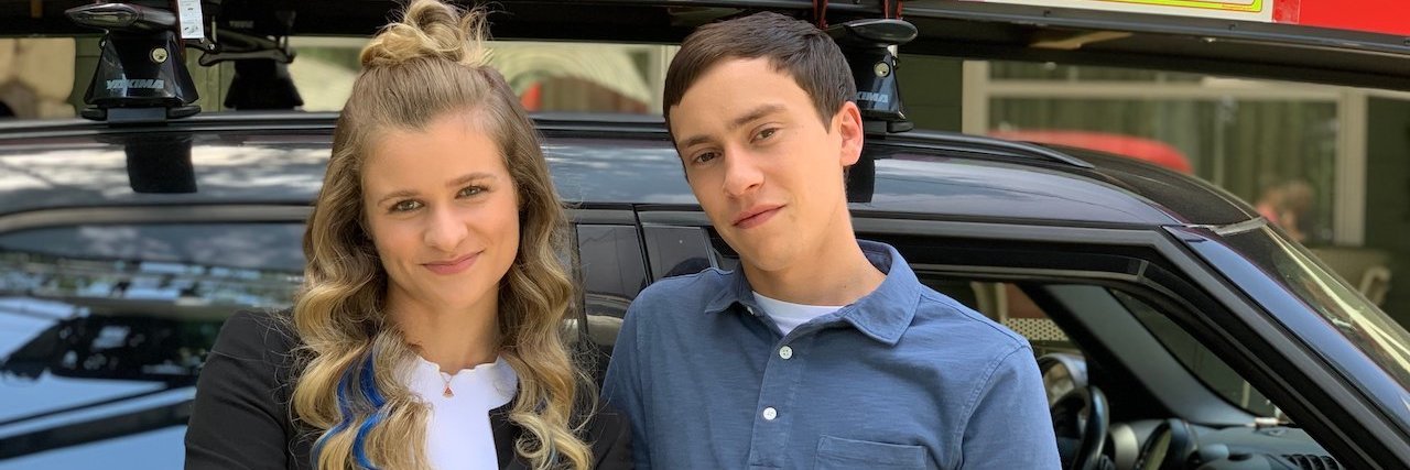Paige Penelope Hardaway (left) and Sam Gardner (right) from Atypical