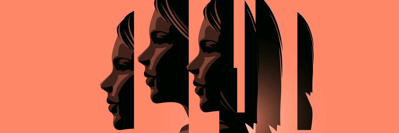 Don't Call Me Epileptic, I Have Epilepsy Illustration of a woman's profile.