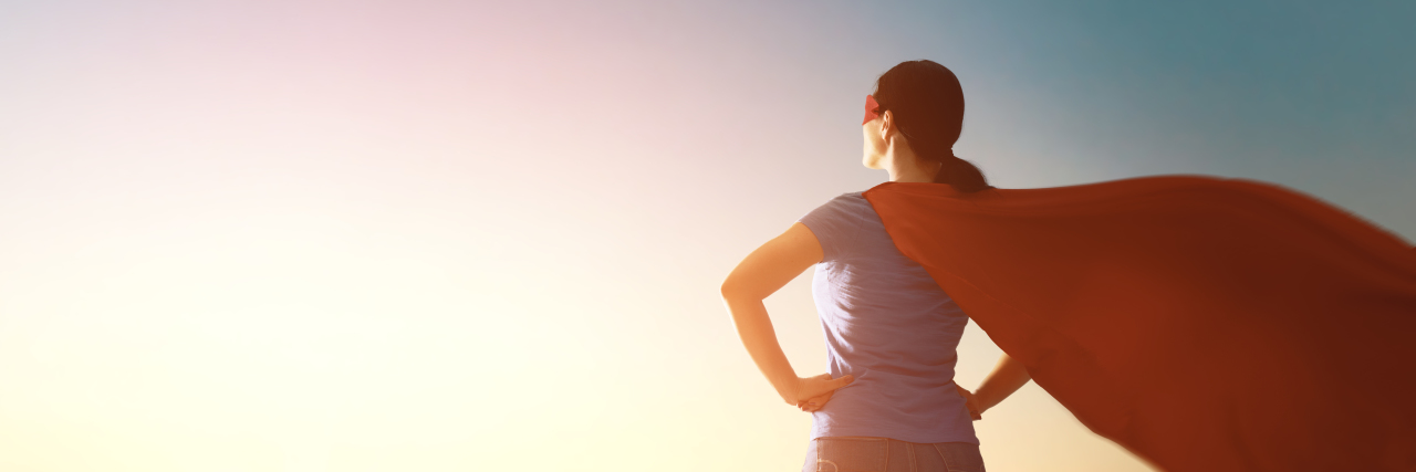 Why My Autism Diagnosis Has Been Empowering woman in superhero costume