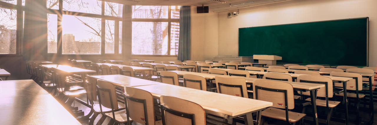 Reducing the Abuse of Students With Disabilities in Schools Empty school classroom