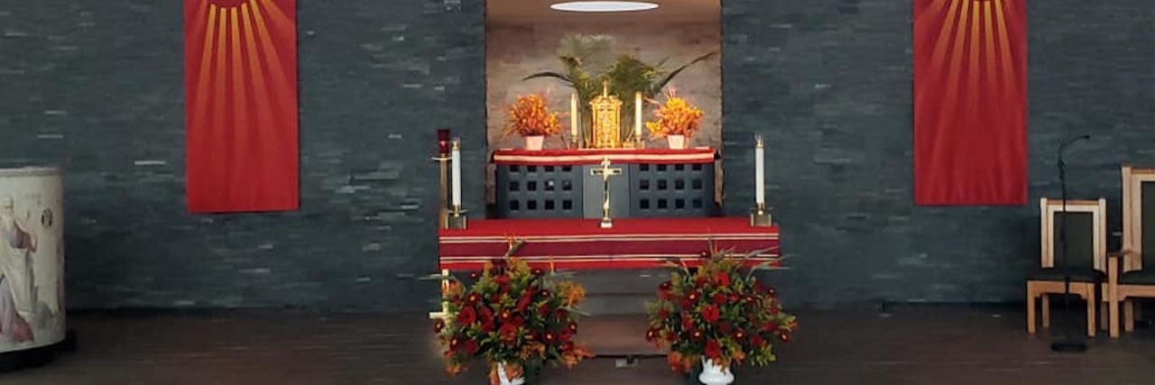 Nonverbal Autistic Boy Denied Communion by Priest Due to Disability Saint Alousius Parish church alter