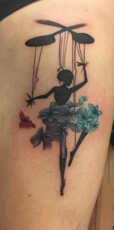 tattoo of a marionette 