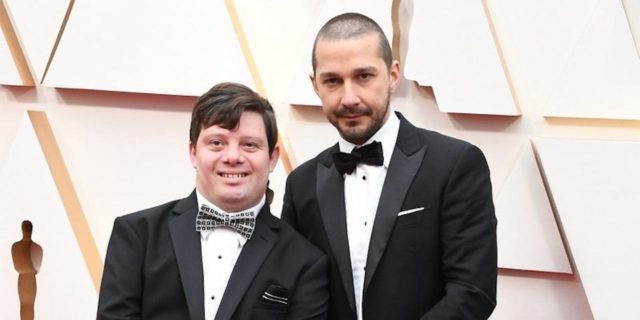 How Superstars With Disabilities Make the World Better for All Zack Gottsagen and Shia LaBeouf on the red carpet at the Oscars