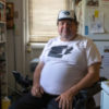 John High, who lost a leg to diabetes, lives in a rental house in Norman, Oklahoma, that has no storm shelter. He’s been told to “put on a football helmet and go into your kitchen” when the tornado siren wails. (Jackie Fortier/StateImpact Oklahoma)