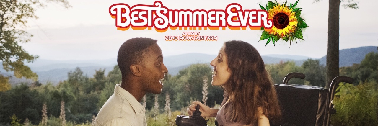 Independent Movies Starring Actors With Disabilities You Can Stream "Best Summer Ever" -- poster of a couple looking at each other. The woman uses a wheelchair.