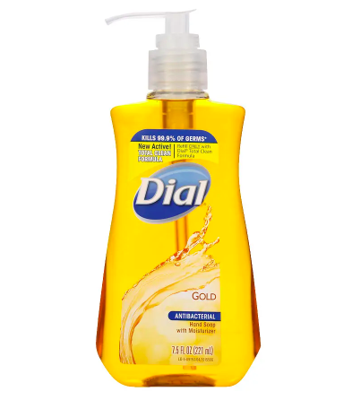 Antibacterial soap 2025 dial gold