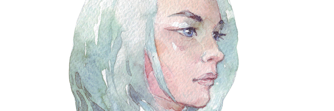 7 Ways to Deal With 'Coronavirus Anxiety' portrait of a fashion girl watercolor illustration