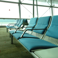 Singapore Airport Waiting Lounge