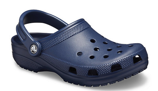 navy blue crocs