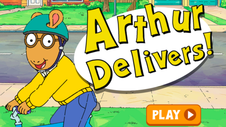 An "Arthur Delivers!" Game from PBSKids