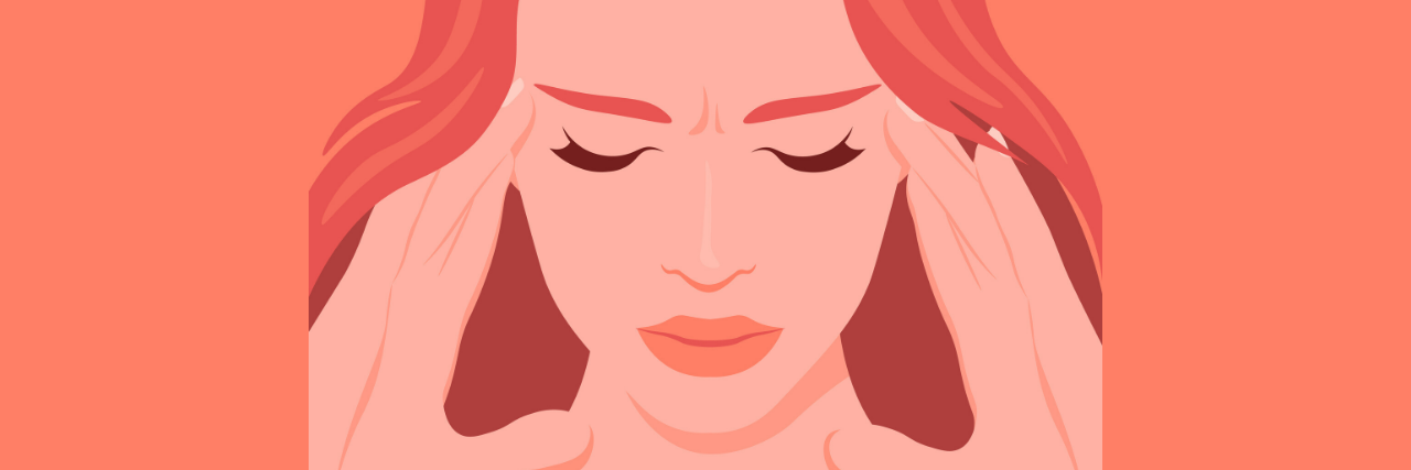 To the People Saying 'What a Great Time to Be OCD!' woman with head in hands