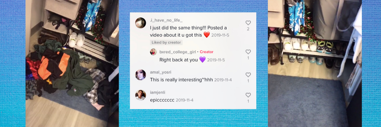 TikTok Challenge Videos Cheer Depressed People While They Clean Clean Room challenge screenshots
