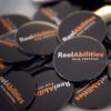 ReelAbilities Film Festival buttons.