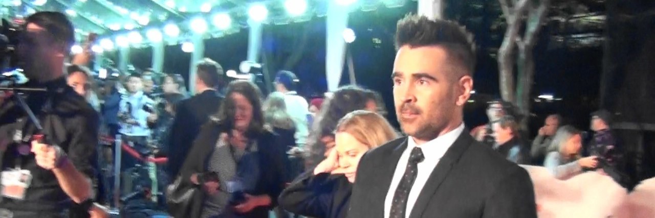 Colin Farrell Answers Question About His Son With a Disability Driving Colin Farrell on a red carpet