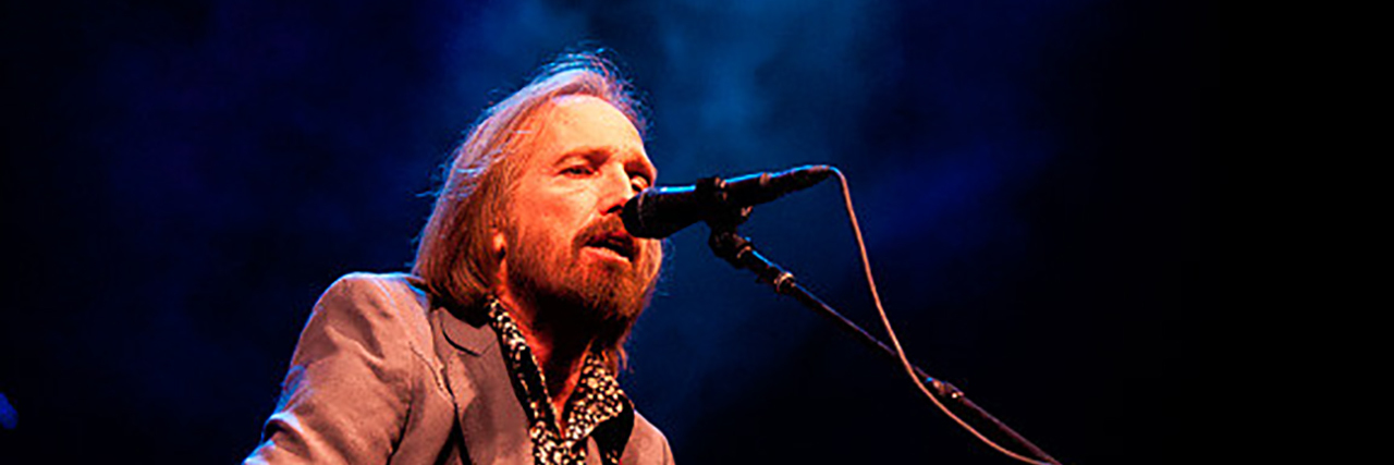 Tom Petty performing onstage