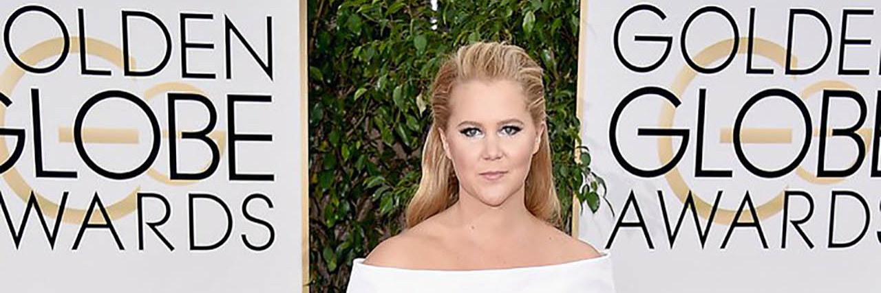Amy Schumer on the Golden Globes Red Carpet