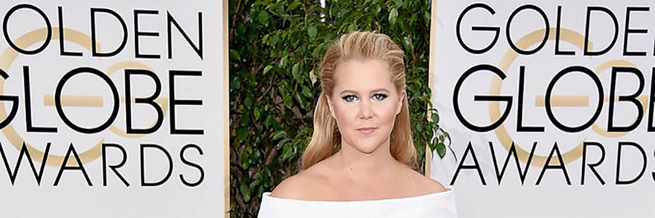 Amy Schumer Highlights Gender Disparity in Medical Treatment Amy Schumer on the Golden Globes Red Carpet