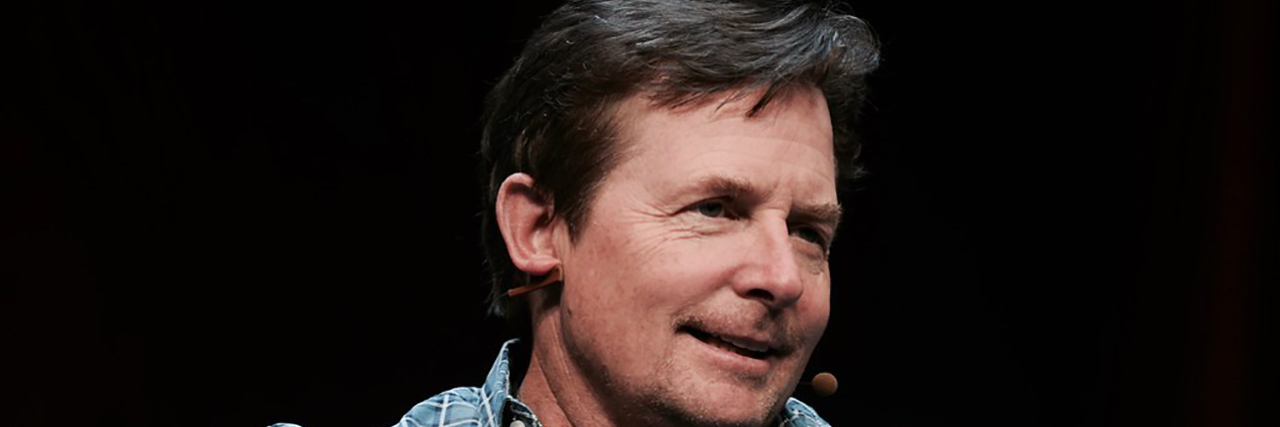 Michael J Fox sits down and speaks to an interviewer