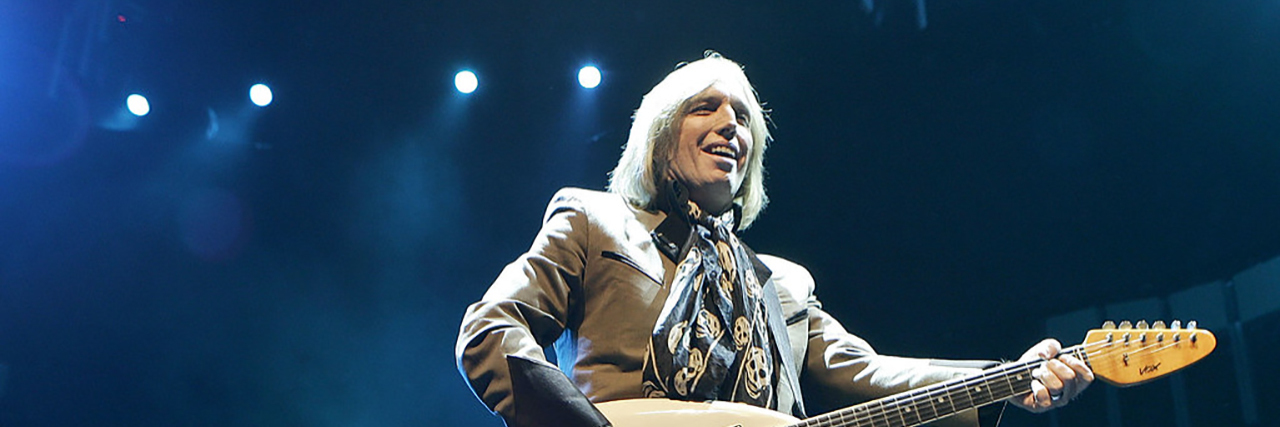 Tom Petty performing onstage