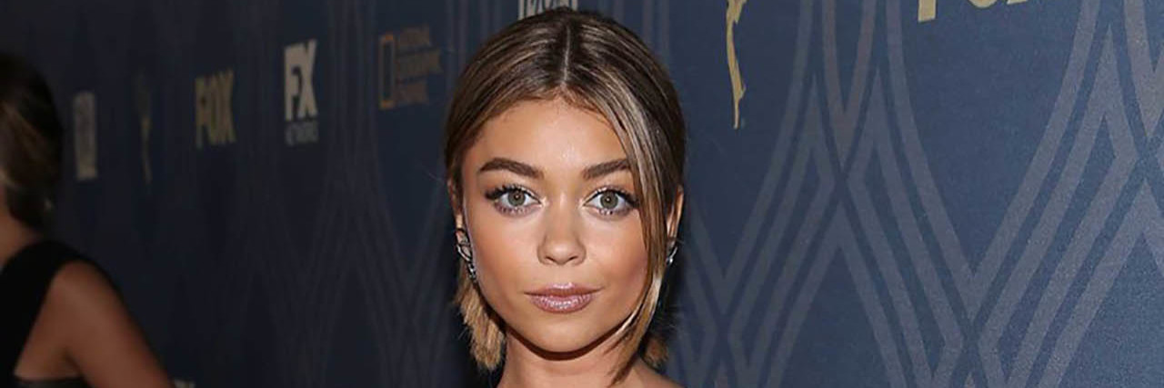 Sarah Hyland Responds to Article About Her 'Plastic Surgery' Sarah Hyland wears a leather dress on the red carpet